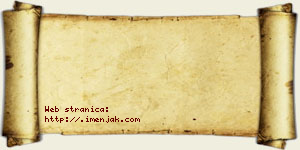 Silva Mladenović vizit kartica